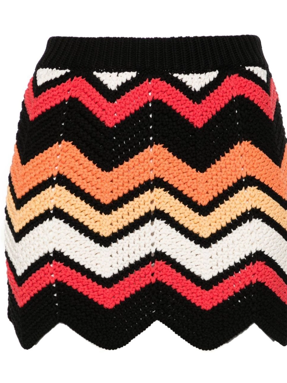 Affordable chevron-knit miniskirt Alanui Women Kaleidoscopic 0408